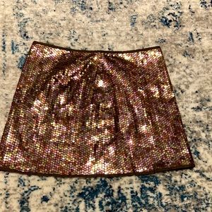 Express brand sequined mini skirt size 5/6